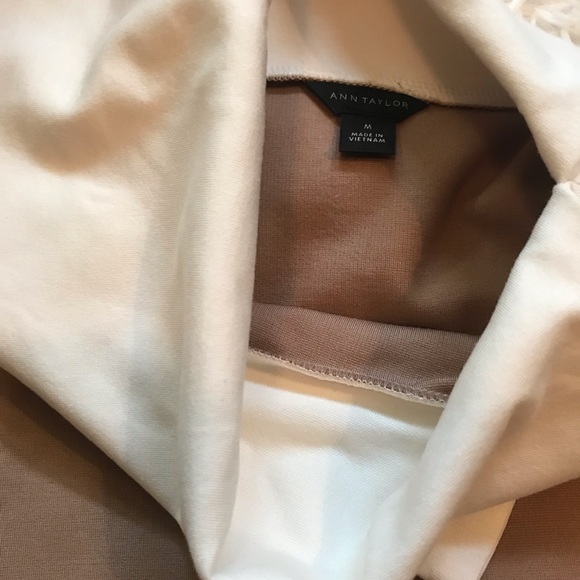 Ann Taylor Smock turtleneck long sleeve blouse - Picture 4 of 4